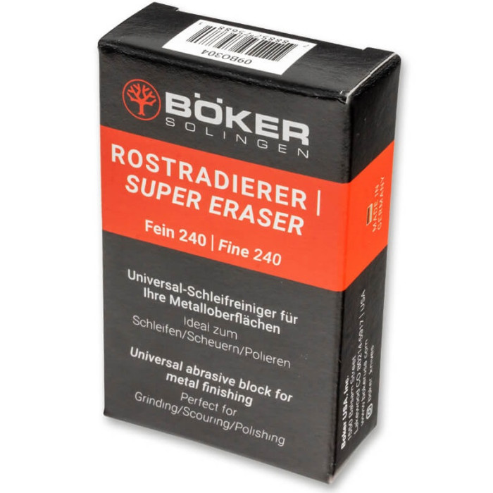 Фірмова очищувальна губка-ластик від іржі Boker Manufaktur Solingen Super Eraser (09BO304)