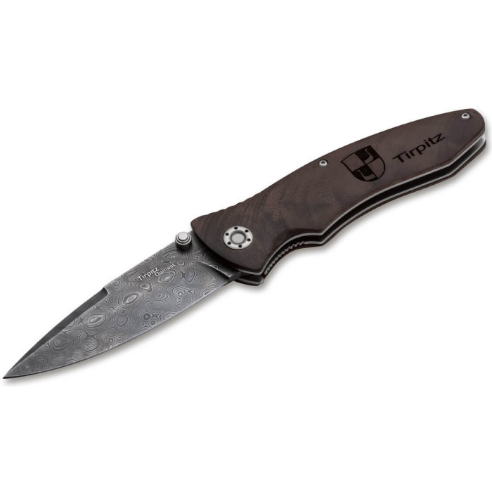 Нож складной Boker Manufaktur Solingen Tirpitz-Damascus Wood (110192DAM)