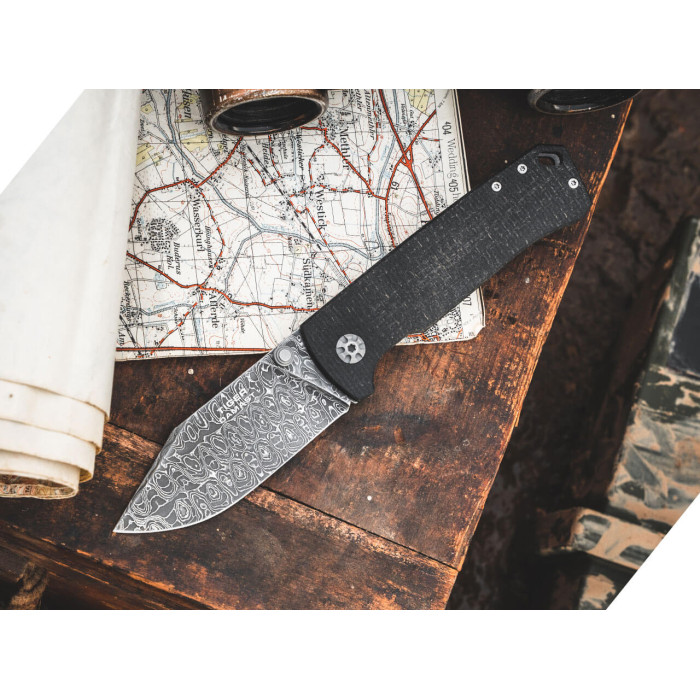 Нож складной Boker Manufaktur Solingen Tiger-Damascus (111103DAM)