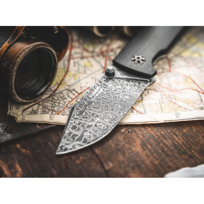 Нож складной Boker Manufaktur Solingen Tiger-Damascus (111103DAM)