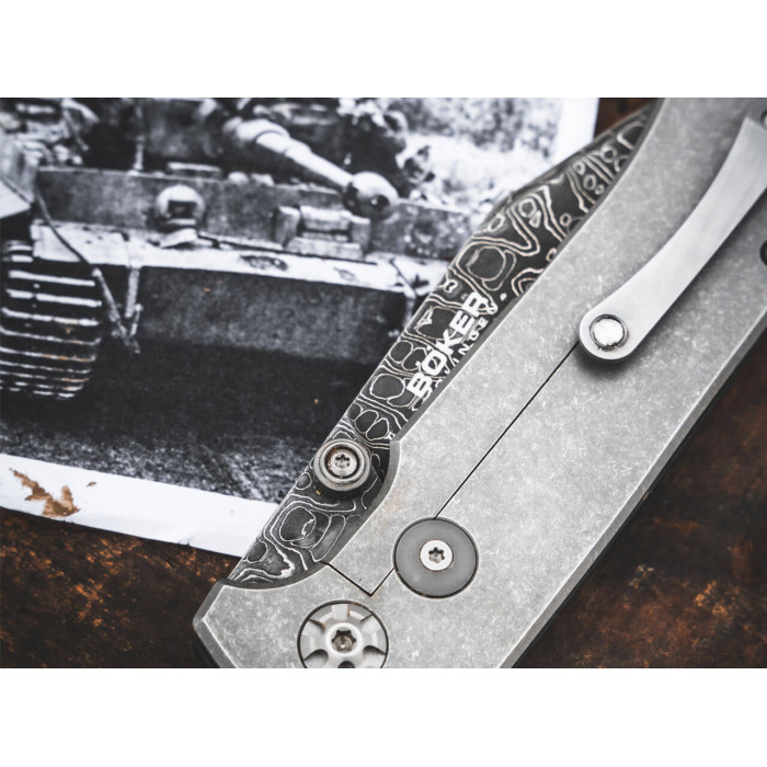 Нож складной Boker Manufaktur Solingen Tiger-Damascus (111103DAM)