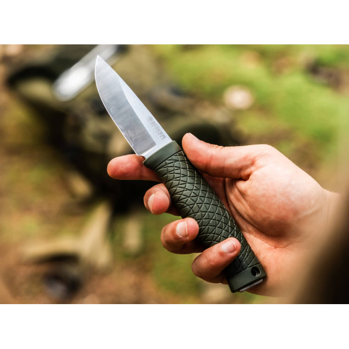 Ніж Boker Manufaktur Solingen Bronco Mini CPM3V Green (121501)