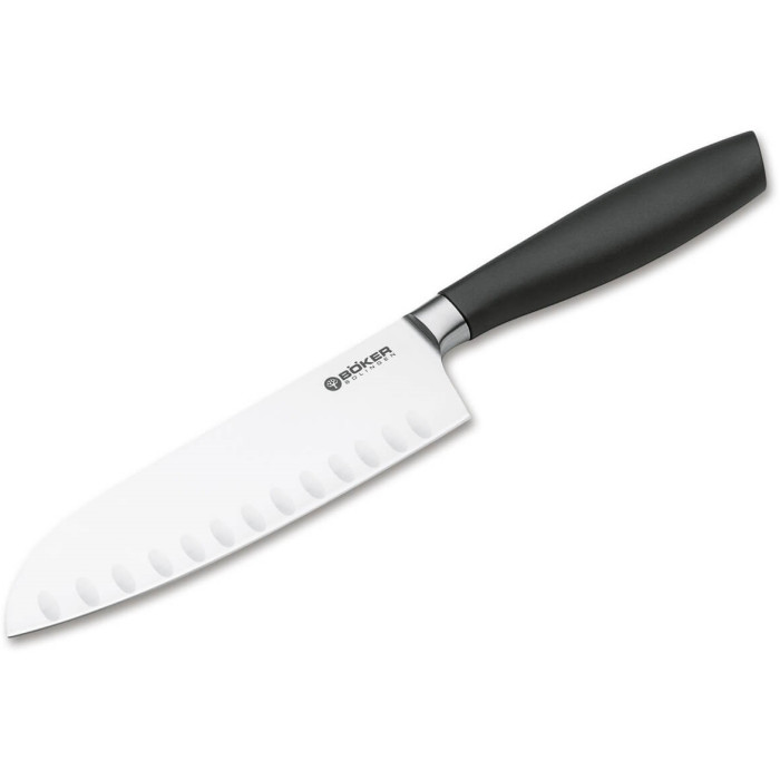 Кухонный нож-сантоку с воздушными карманами Boker Core Professional Santoku with Hollow Edge (130835)