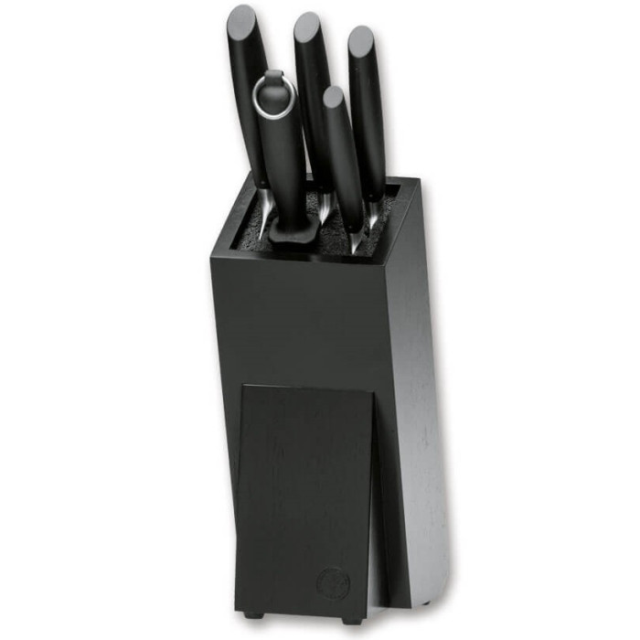 Набір кухонних ножів з мусатом у підставці Boker Core Professional Set 2.0 (130876SET)