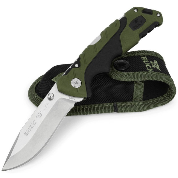 Нож складной Buck 659 Large Folding Pursuit Knife Green/Black (659GRS)