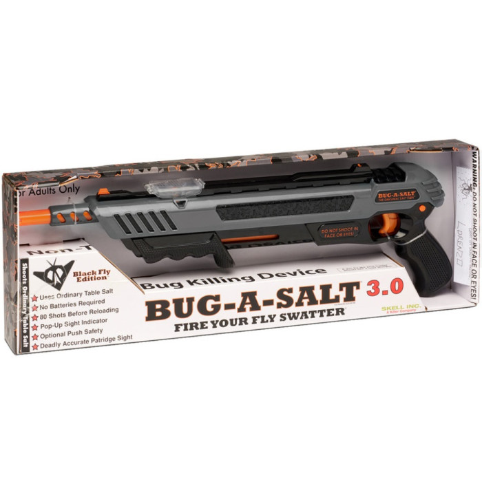 Солевая винтовка для охоты на насекомых Bug-A-Salt 3.0 - Чёрная (BS63-SG)