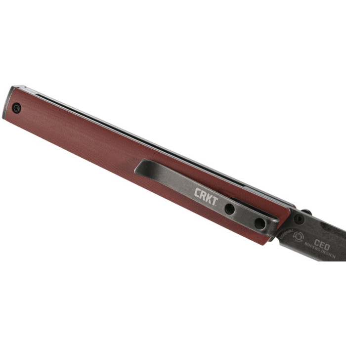 Ніж складаний CRKT CEO burgundy (7096BKD2)