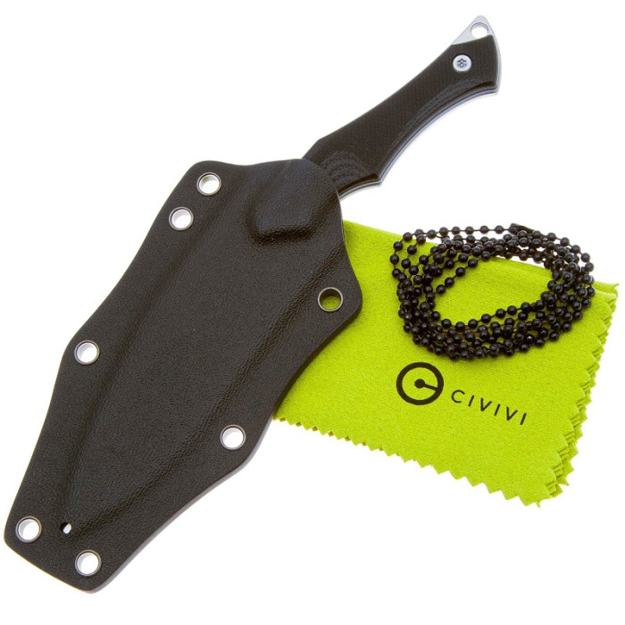 Ніж Civivi Vaquita II, (8.1 см) Nitro-V / G10 чорний (C047C-1)
