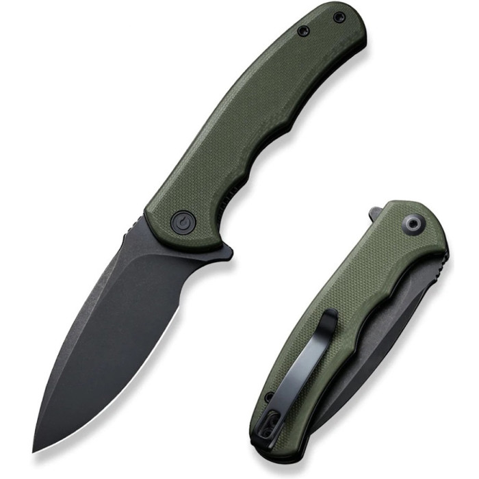 Нож складной Civivi Mini Praxis, (7.5 см) D2 / G10 зеленый (C18026C-1)