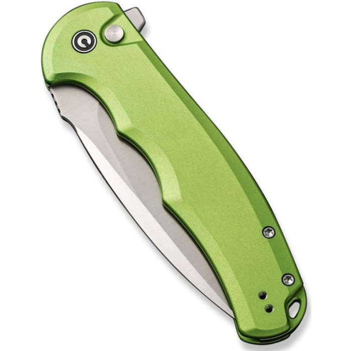 Ніж складаний Civivi Praxis, (9.5 см) Nitro-V / Aluminum зелений (C18026E-3)