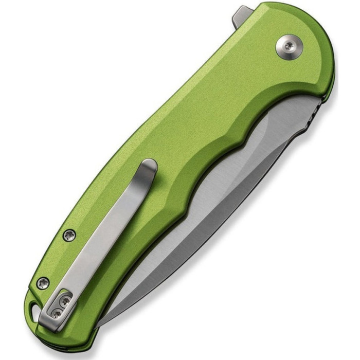 Ніж складаний Civivi Praxis, (9.5 см) Nitro-V / Aluminum зелений (C18026E-3)