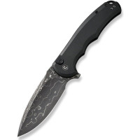 Нож складной Civivi Praxis,  (9.5 см) Damascus / Aluminum черный (C18026E-DS1)