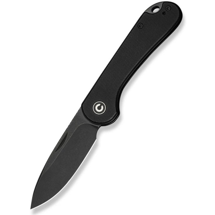 Нож складной Civivi Elementum Slip Joint, (7.5 см) 14C28N / G10 черный (C18062AJ-1)