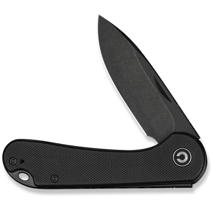 Нож складной Civivi Elementum Slip Joint, (7.5 см) 14C28N / G10 черный (C18062AJ-1)