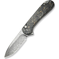 Нож складной Civivi Elementum II, (7.5 см) Damascus / Carbon Fiber & Resin (C18062P-10)