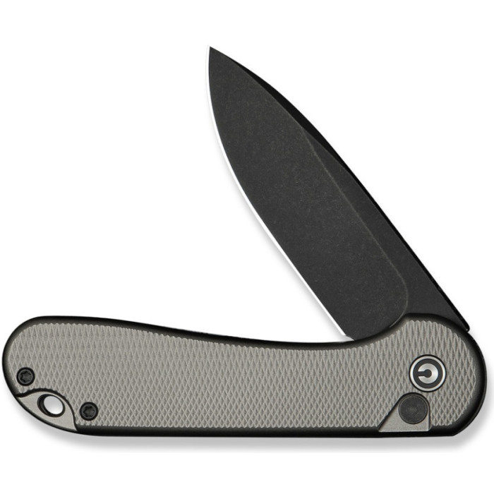Ніж складаний Civivi Elementum II, (7.5 см) Nitro-V / Aluminum сірий (C18062PD-1)