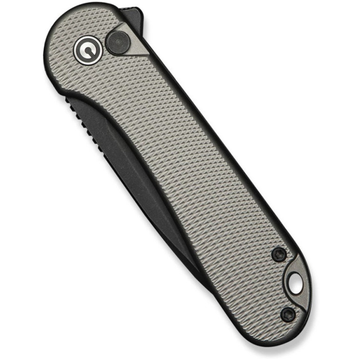 Ніж складаний Civivi Elementum II, (7.5 см) Nitro-V / Aluminum сірий (C18062PD-1)
