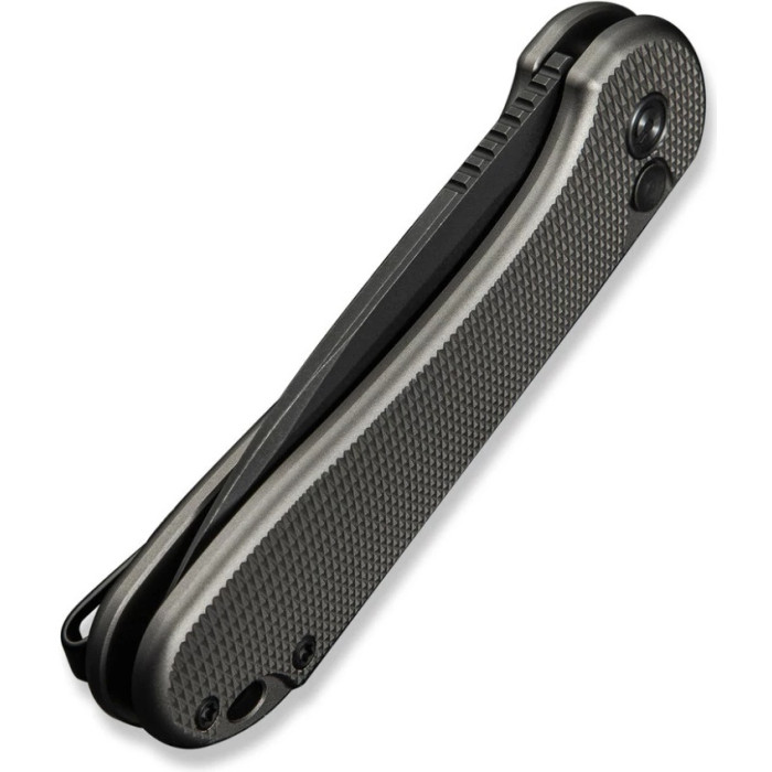 Ніж складаний Civivi Elementum II, (7.5 см) Nitro-V / Aluminum сірий (C18062PD-1)