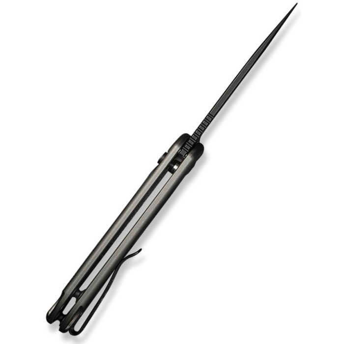 Ніж складаний Civivi Elementum II, (7.5 см) Nitro-V / Aluminum сірий (C18062PD-1)