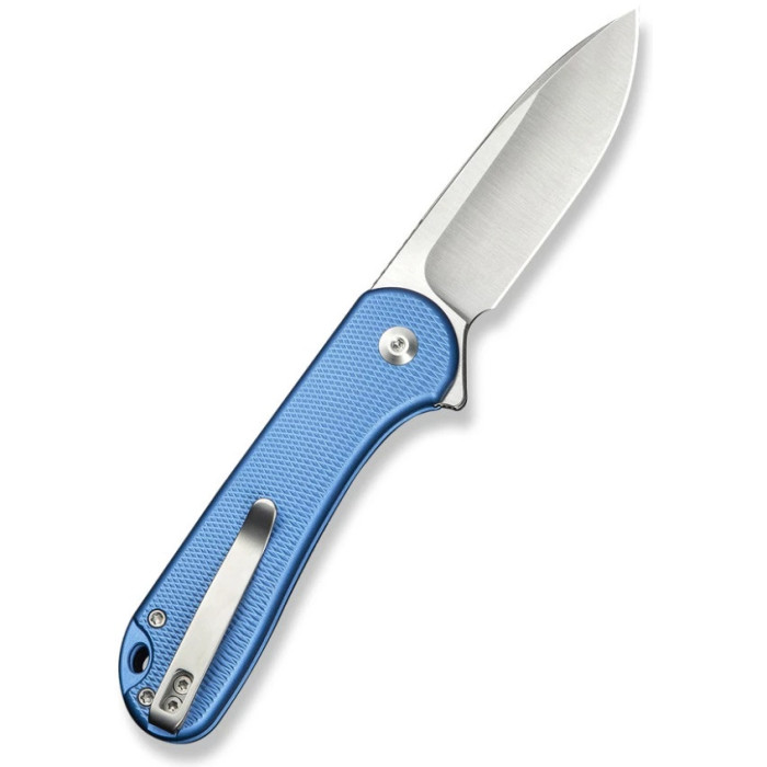 Ніж складаний Civivi Elementum II, (7.5 см) Nitro-V / Aluminum синій (C18062PD-2)