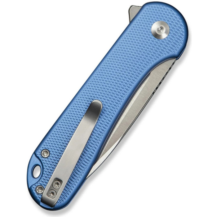 Ніж складаний Civivi Elementum II, (7.5 см) Nitro-V / Aluminum синій (C18062PD-2)