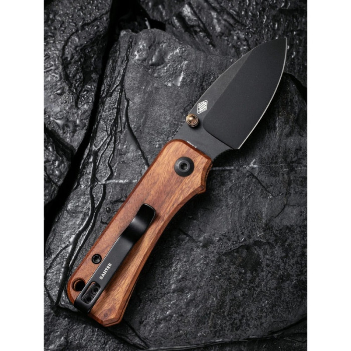 Ніж складаний Civivi Baby Banter, (5.9 см) Nitro-V / Guibourtia Wood  (C19068SB-2)