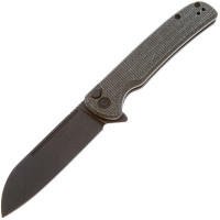 Ніж складаний Civivi Chevalier, (8.8 см) 14C28N / Micarta темно-зелений (C20022-2)