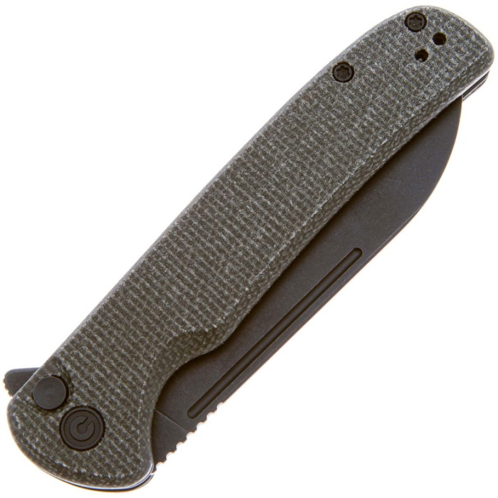 Ніж складаний Civivi Chevalier, (8.8 см) 14C28N / Micarta темно-зелений (C20022-2)