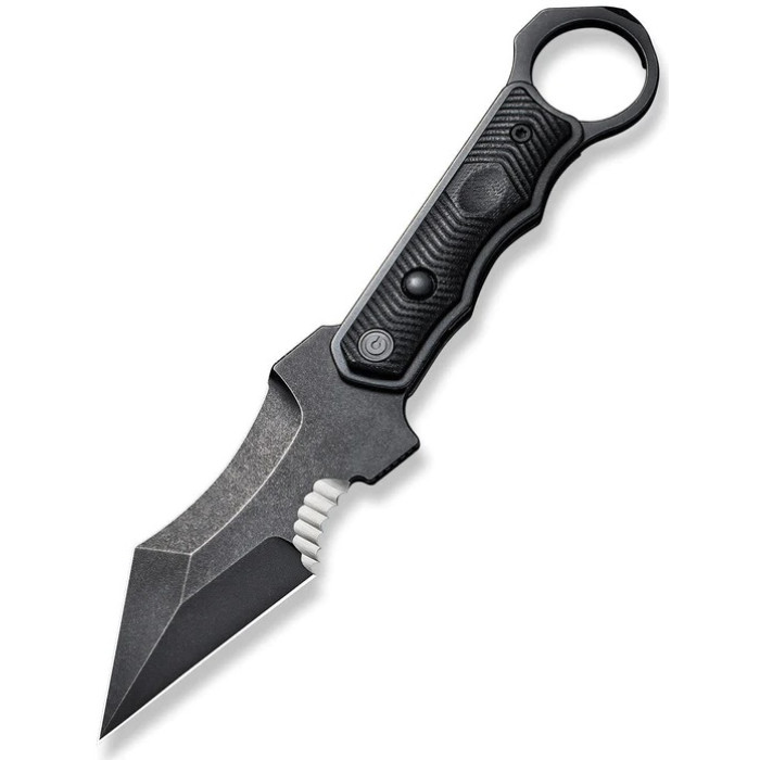 Нож Civivi Orthrus, (9.6 см) Nitro-V / G10 черный (C20037B-1)