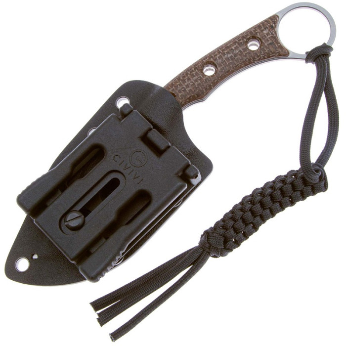 Ніж Civivi Midwatch, (8.6 см) N690 / Micarta коричневий (C20059B-2)