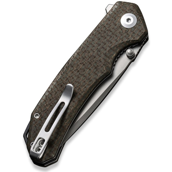 Ніж складаний Civivi Brazen, (8.8 см) D2 / Micarta зелений (C2023F)