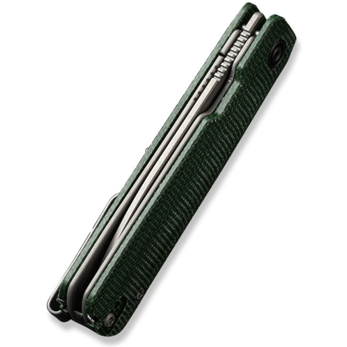 Ніж складаний Civivi Sendy, (7.2 см) Nitro-V / Micarta темно-зелений (C21004A-1)