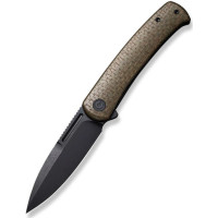 Ніж складаний Civivi Cetos, (8.8 см) 14C28N / Micarta & Stainless коричневий (C21025B-3)