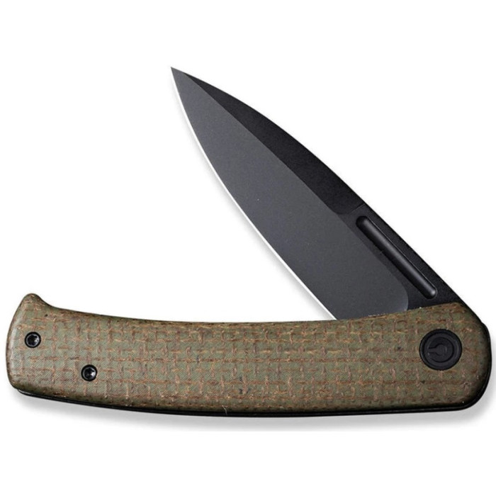 Ніж складаний Civivi Cetos, (8.8 см) 14C28N / Micarta & Stainless коричневий (C21025B-3)