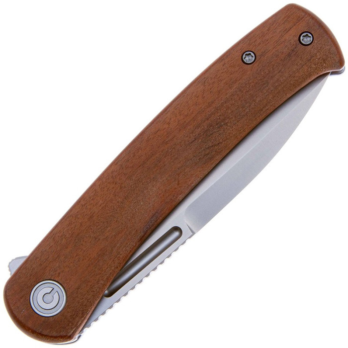 Ніж складаний Civivi Cetos, (8.8 см) 14C28N / Micarta & Stainless чорний (C21025B-4)
