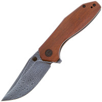 Нож складной Civivi ODD 22, (7.5 см) Damascus / Guibourtia Wood (C21032-DS1)