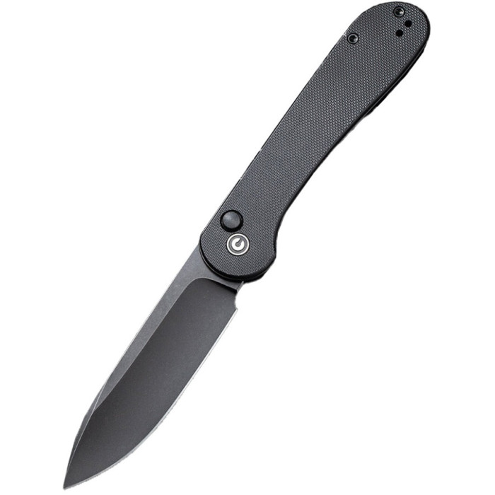 Ніж складаний Civivi Elementum Pocket, (8.9 см) 14C28N / G10 чорний (C2103A)
