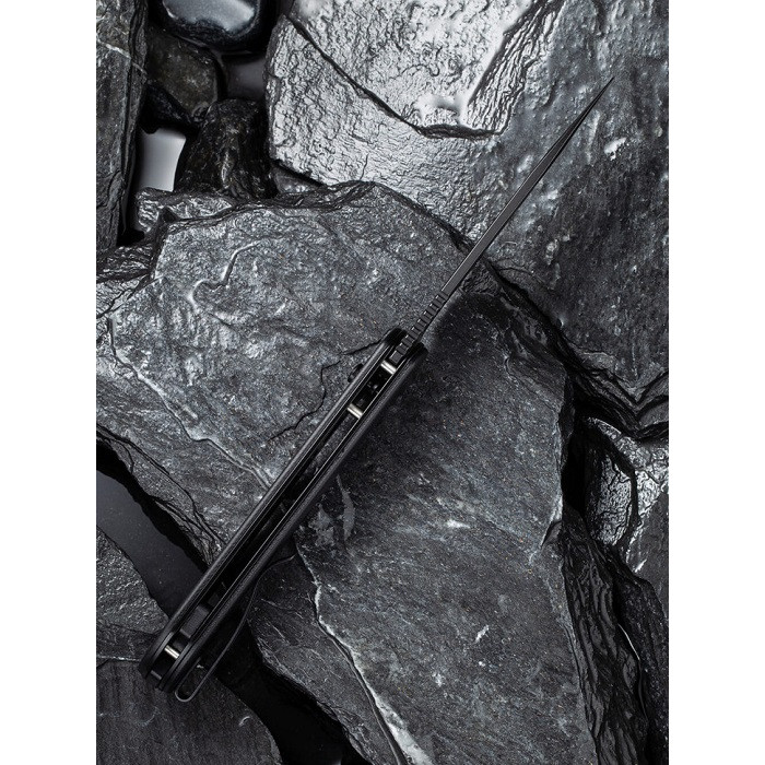 Ніж складаний Civivi Elementum Pocket, (8.9 см) 14C28N / G10 чорний (C2103A)