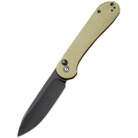 Нож складной Civivi Elementum Pocket, (8.9 см) 14C28N / Micarta оливковый (C2103B)