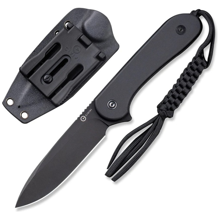 Нож Civivi Elementum, (10.1 см) D2 / G10 черный (C2105A)