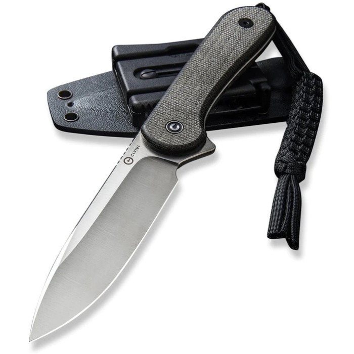 Ніж Civivi Elementum, (10.1 см) D2 / Micarta чорний (C2105B)