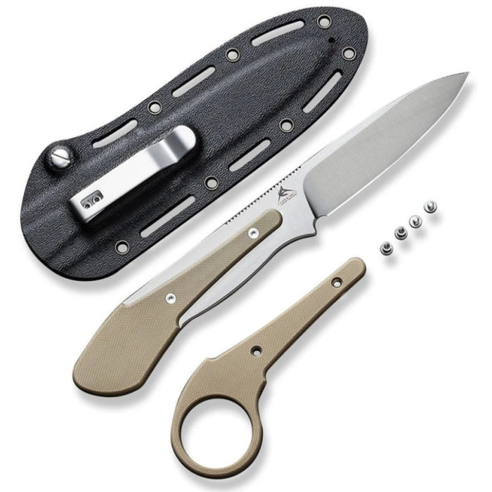 Нож Civivi Varius, (9.5 см) D2 / G10 коричневый (C22009D-2)