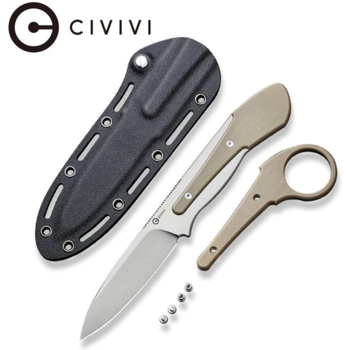 Нож Civivi Varius, (9.5 см) D2 / G10 коричневый (C22009D-2)