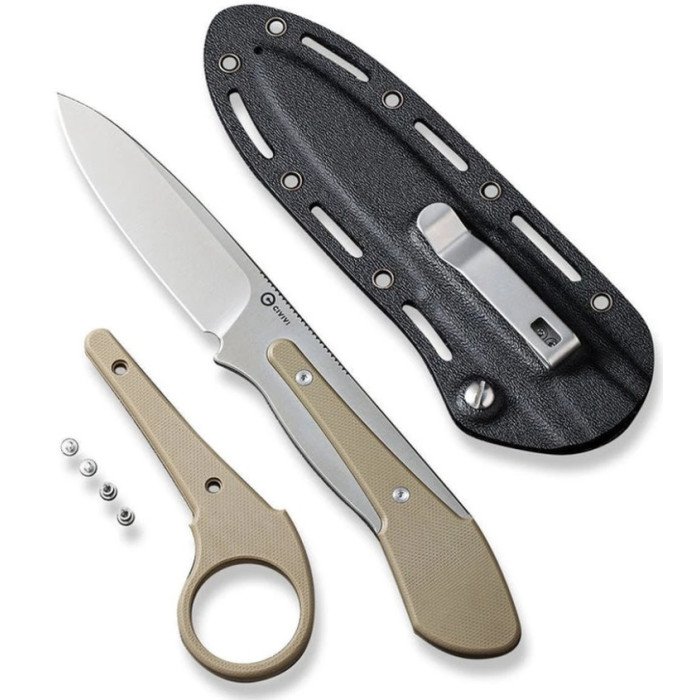 Нож Civivi Varius, (9.5 см) D2 / G10 коричневый (C22009D-2)