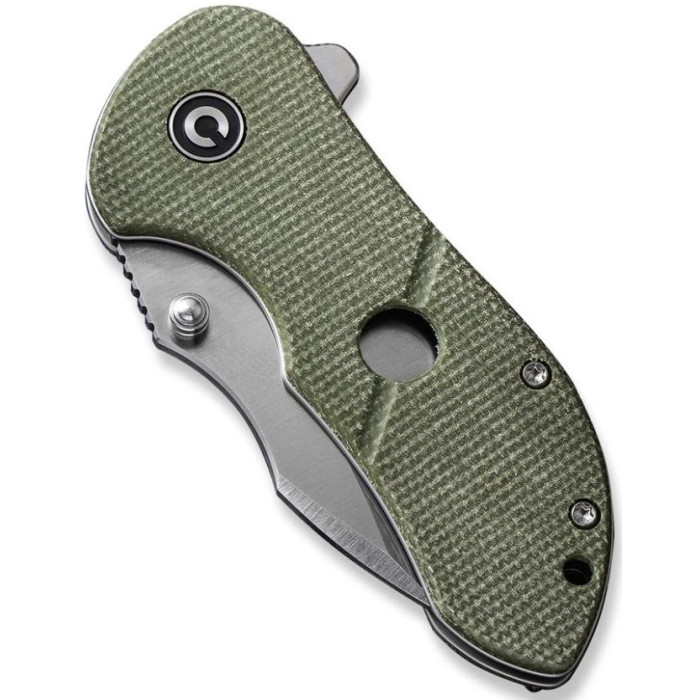 Ніж складаний Civivi Gordo, (6.4 см) D2 / Micarta оливковий (C22018C-2)