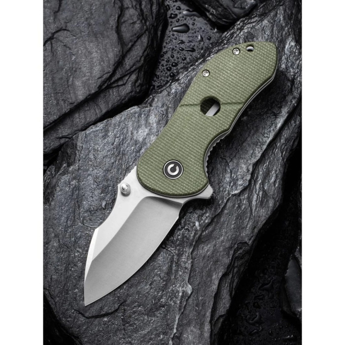 Ніж складаний Civivi Gordo, (6.4 см) D2 / Micarta оливковий (C22018C-2)
