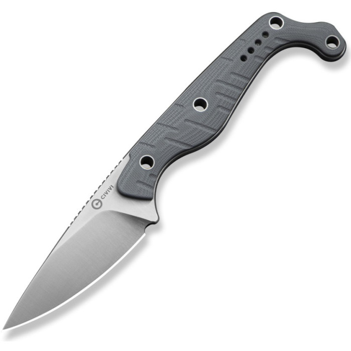 Ніж Civivi SOKN, (7.2 см) Nitro-V / G10 сірий (C22027-2)