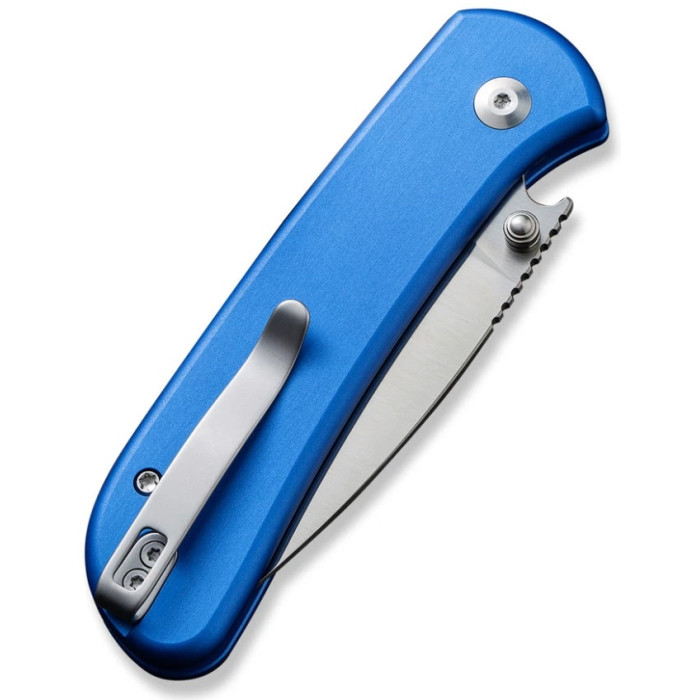 Ніж складаний Civivi Qubit, (7.6 см) 14C28N / Aluminum синій (C22030E-3)
