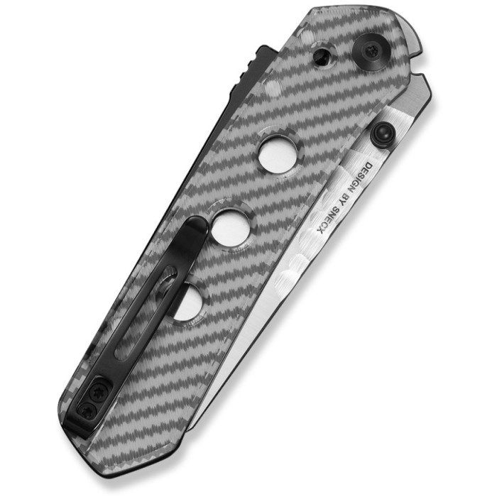 Нож складной Civivi Vision FG, (9 см) Nitro-V / Lexan прозрачный (C22036-8)