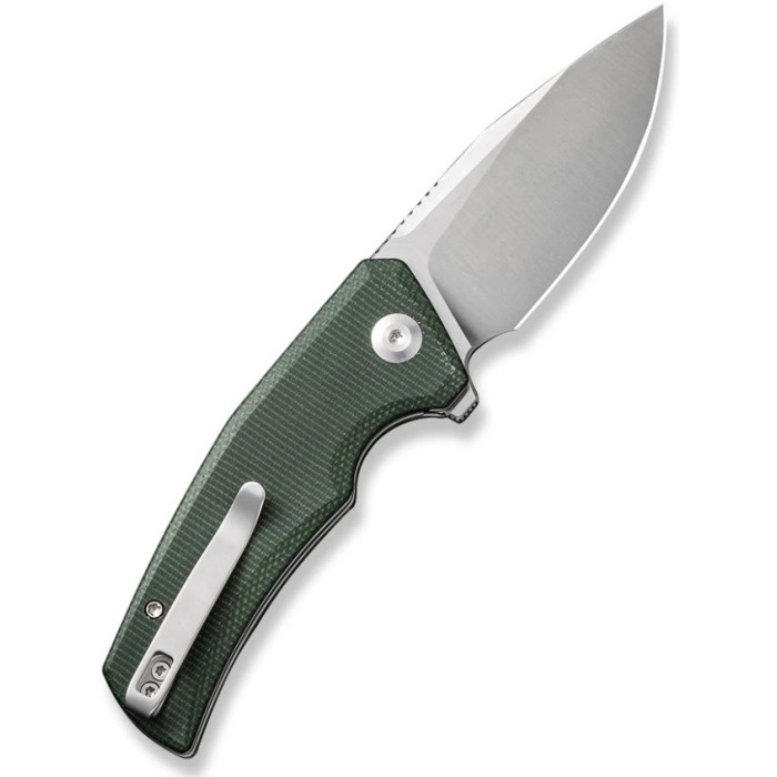 Ніж складаний Civivi Regulatron, (7.6 см) Nitro-V / Micarta темно-зелений (C23006-2)